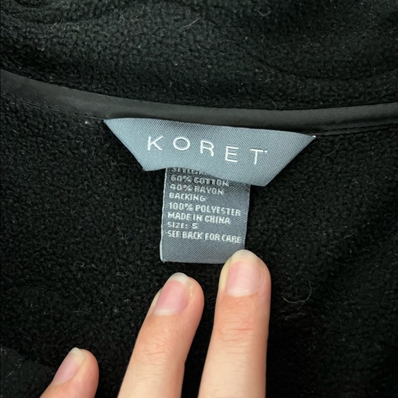 Koret S cotton polyester multicolor open jacket soft interior (399) - Picture 3 of 10